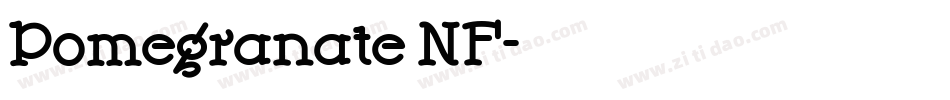 Pomegranate NF字体转换
